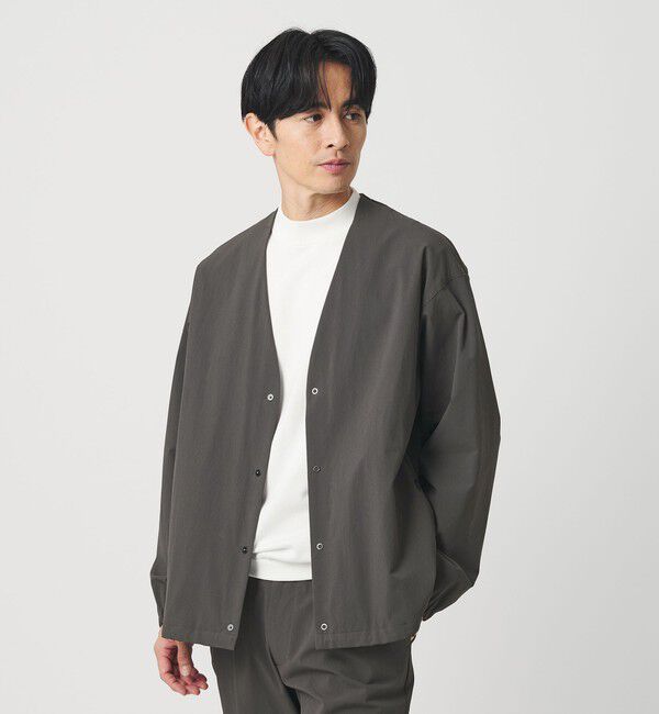 BEAUTY&YOUTH UNITED ARROWS「360&deg;MASTER スナップ アジャスト カーディガン セットアップ対応 撥水 ストレッチ ウォッシャブル」|カーディガン|
