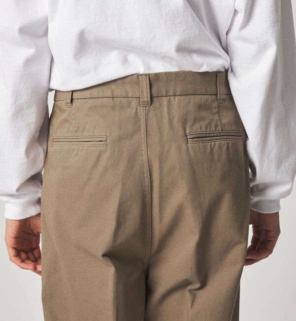 STEVEN ALAN「＜Steven Alan＞ ガーメントダイ ハイツイスト イン ツープリーツ ドレス トラウザーズ」|スラックス|