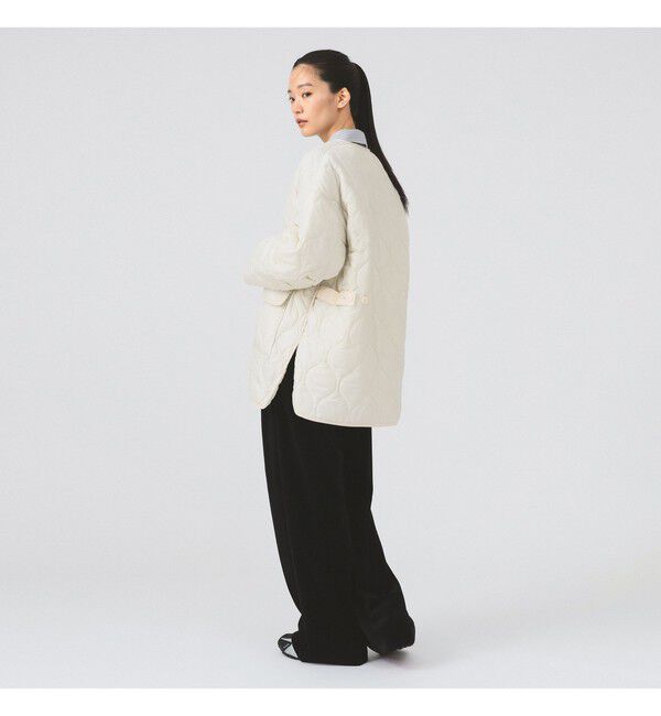 Ray BEAMS 「キルティング ノーカラー ブルゾン」|ブルゾン・スタジャン|