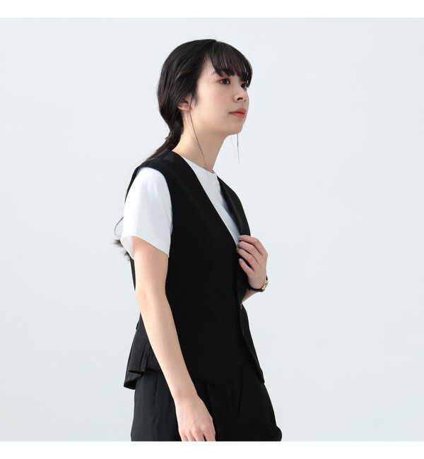 Demi-Luxe BEAMS 「AK+1 / スーパーブラック ベスト」|ダウン|