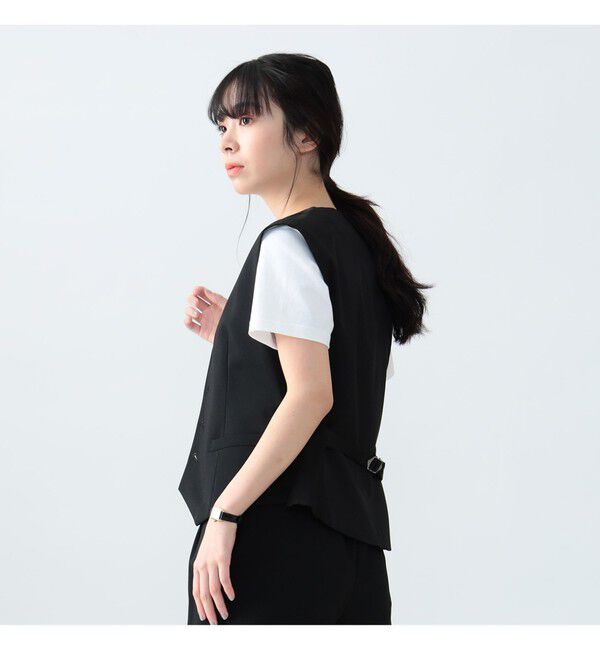 Demi-Luxe BEAMS 「AK+1 / スーパーブラック ベスト」|ダウン|
