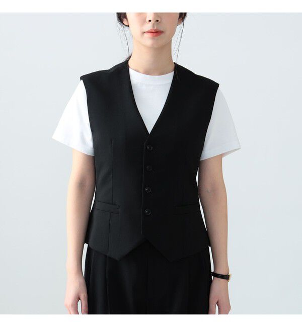 Demi-Luxe BEAMS 「AK+1 / スーパーブラック ベスト」|ダウン|
