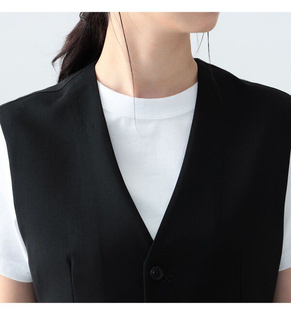 Demi-Luxe BEAMS 「AK+1 / スーパーブラック ベスト」|ダウン|