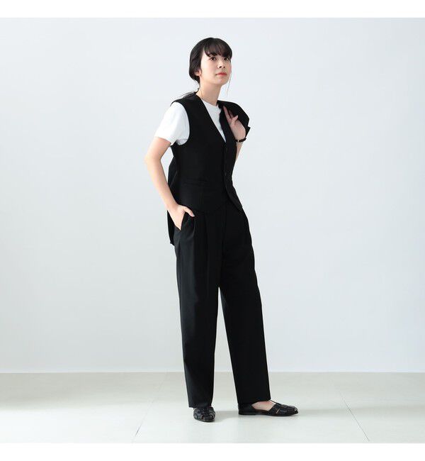 Demi-Luxe BEAMS 「AK+1 / スーパーブラック ベスト」|ダウン|