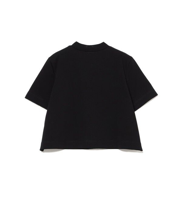 Demi-Luxe BEAMS 「モックネック ショート Tシャツ」|Tシャツ・カットソー|