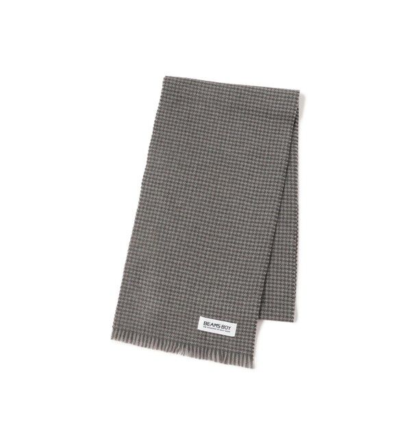 BEAMSBOY「千鳥柄 ストール」|マフラー|