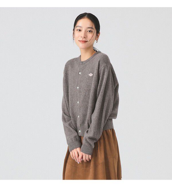 Ray BEAMS 「DANTON / LAMBS WOOL CREWNECK CARDIGAN」|カーディガン|