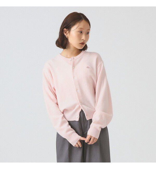 Ray BEAMS 「DANTON / LAMBS WOOL CREWNECK CARDIGAN」|カーディガン|