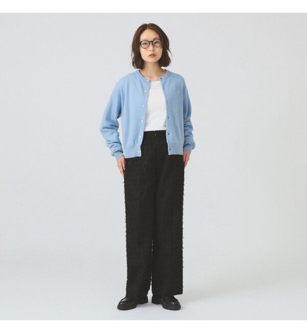 Ray BEAMS 「DANTON / LAMBS WOOL CREWNECK CARDIGAN」|カーディガン|