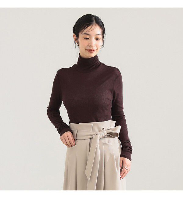 Demi-Luxe BEAMS 「フライス タートルネックプルオーバー」|Tシャツ・カットソー|