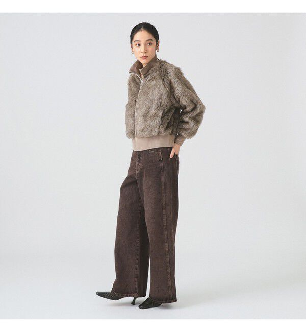 Ray BEAMS 「【別注】PENNEY&rsquo;S / ファー ジャケット」|ブルゾン・スタジャン|