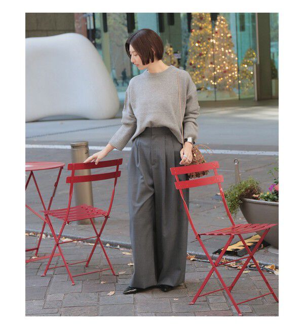 Demi-Luxe BEAMS 「7ゲージ ウール クルーネック プルオーバー」|ニット・セーター|