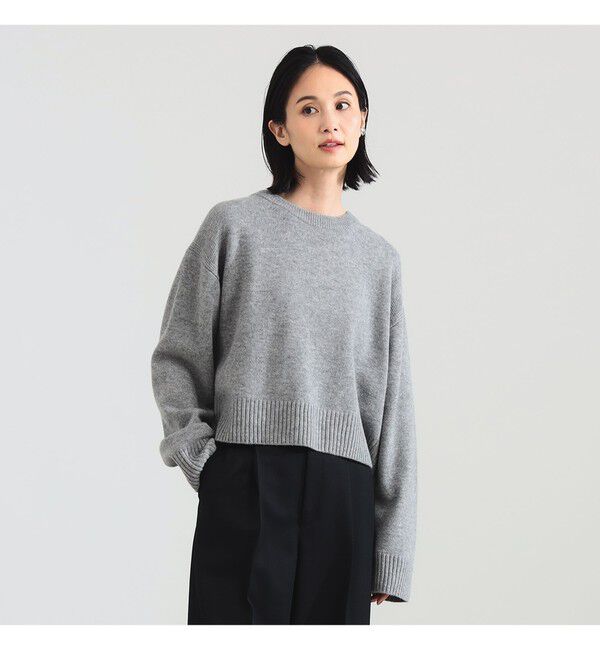 Demi-Luxe BEAMS 「7ゲージ ウール クルーネック プルオーバー」|ニット・セーター|