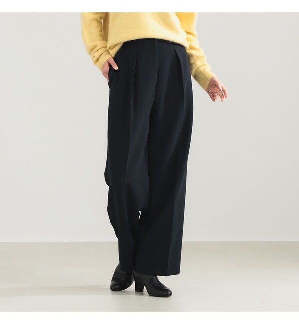 Demi-Luxe BEAMS 「ウォッシャブル ダブルクロス パンツ」|チノ|