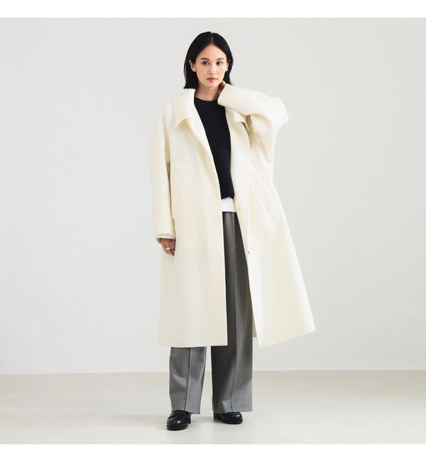 Demi-Luxe BEAMS 「リバー フーディーコート」|ダッフルコート|