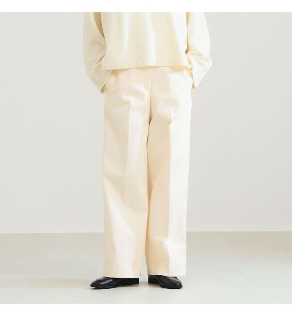 Demi-Luxe BEAMS 「ピーチツイル ストレート パンツ」|チノ|