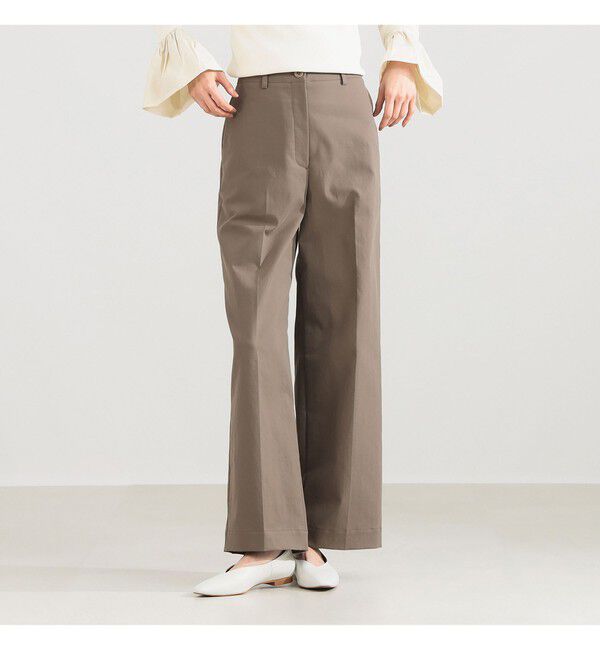 Demi-Luxe BEAMS 「ピーチツイル ストレート パンツ」|チノ|