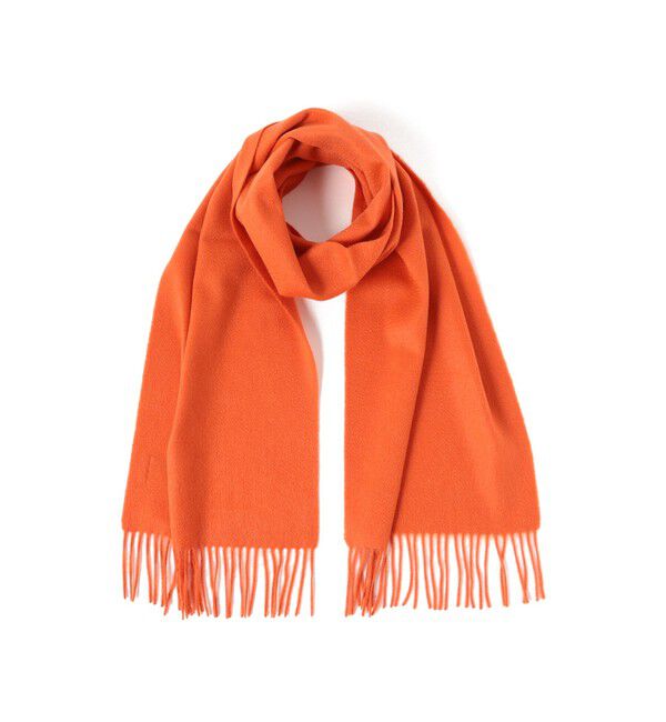 BEAMS PLUS「BEAMS PLUS / Cashmere Scarf Solid」|マフラー|ORANGE