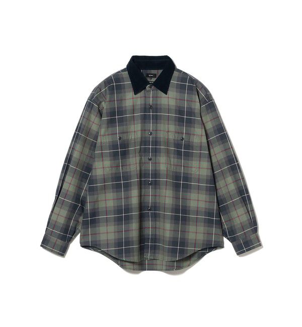 BEAMS「チェック ワークシャツ」|シャツ・ブラウス|OLIVE