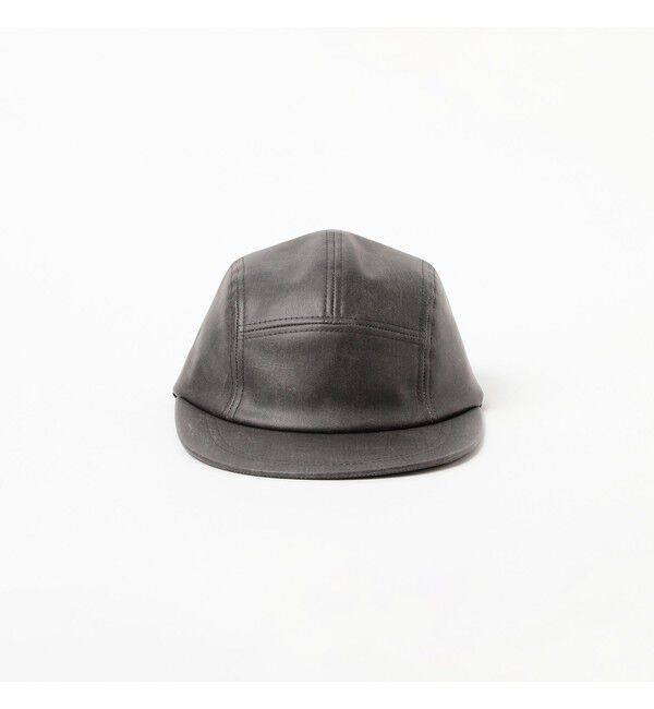 BEAMS PLUS「5 Panel Long Bill Aged Fake Leather」|その他|