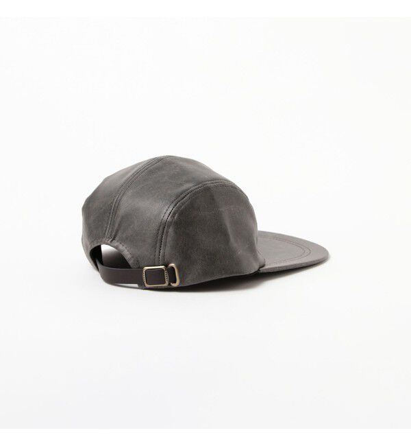 BEAMS PLUS「5 Panel Long Bill Aged Fake Leather」|その他|