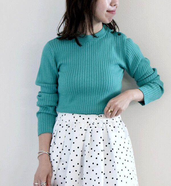 SHIPS any「SHIPS any: リブニット プルオーバー」|ニット・セーター|