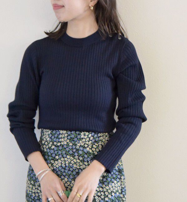 SHIPS any「SHIPS any: リブニット プルオーバー」|ニット・セーター|