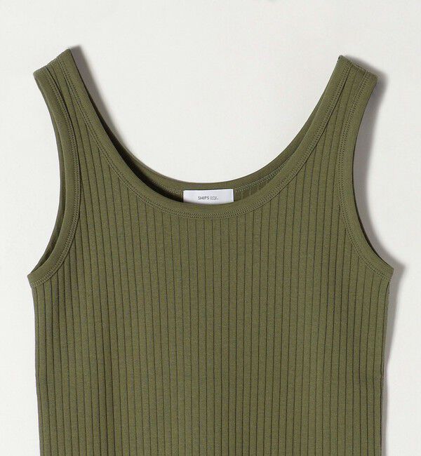 SHIPS any「SHIPS any:〈ウォッシャブル〉テレコ タンク トップ2」|タンクトップ|