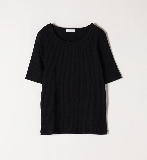 SHIPS any「SHIPS any:〈ウォッシャブル〉テレコ ハーフ スリーブ TEE」|Tシャツ・カットソー|