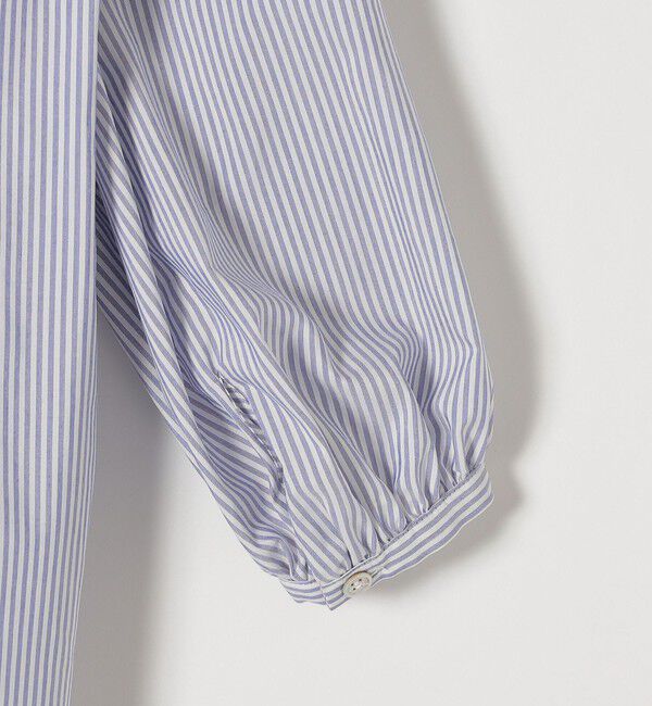 SHIPS any「SHIPS any:〈接触冷感・吸水速乾〉バック フリル ギャザー シャツワンピース」|ワンピース|