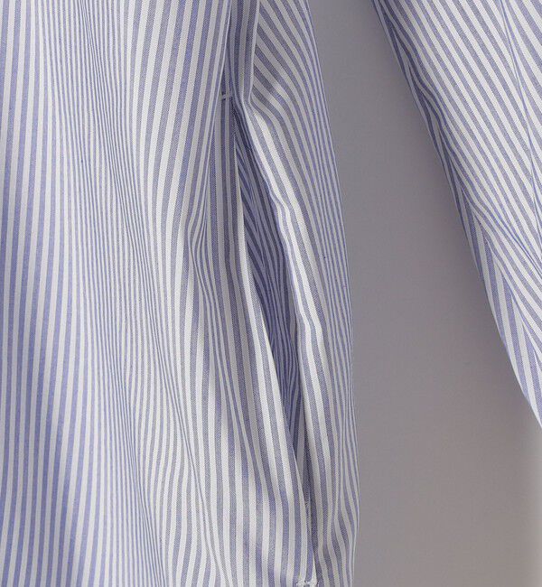 SHIPS any「SHIPS any:〈接触冷感・吸水速乾〉バック フリル ギャザー シャツワンピース」|ワンピース|