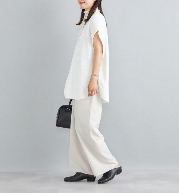 SHIPS for women「〈手洗い可能〉裾ラウンドVネックベスト◇」|ベスト・ジレ|