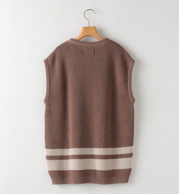 SHIPS KIDS「【SHIPS KIDS別注】ARCH&LINE:155cm / ギマ コットン ベスト」|ベスト・ジレ|