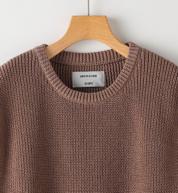 SHIPS KIDS「【SHIPS KIDS別注】ARCH&LINE:155cm / ギマ コットン ベスト」|ベスト・ジレ|