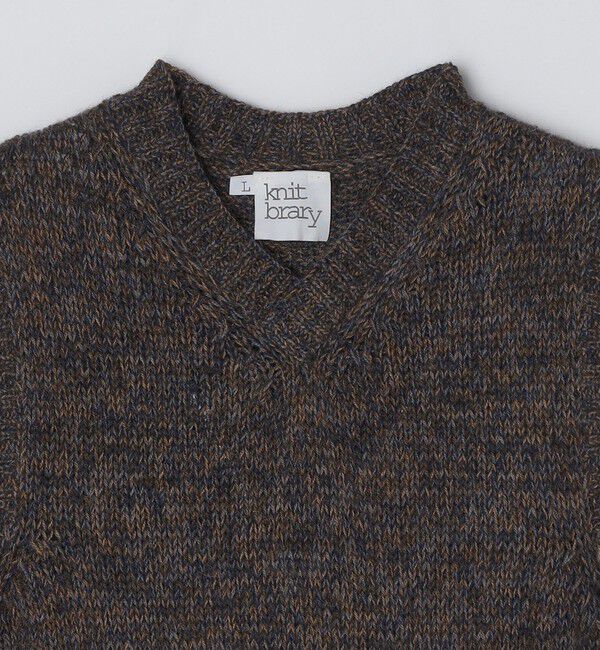 SHIPS「【SHIPS別注】knitbrary: アルパカ Vネック ニットベスト」|ベスト・ジレ|