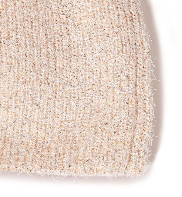 SHIPS for women「〈手洗い可能〉カールヤーン スパンコール ワンショルダー 24SS ◇」|ベスト・ジレ|