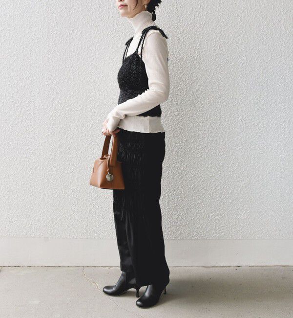 SHIPS for women「〈手洗い可能〉グリッター ラメ ビスチェ 24SS ◇」|ベスト・ジレ|