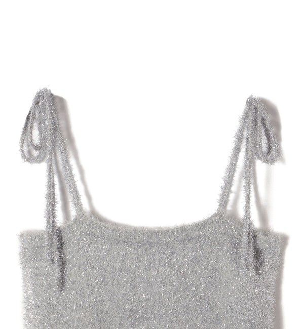 SHIPS for women「〈手洗い可能〉グリッター ラメ ビスチェ 24SS ◇」|ベスト・ジレ|