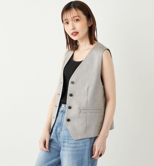 SHIPS Colors 「SHIPS Colors:〈洗濯機可能〉ベスト◇」|ベスト・ジレ|