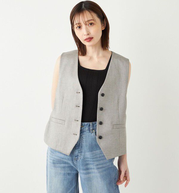 SHIPS Colors 「SHIPS Colors:〈洗濯機可能〉ベスト◇」|ベスト・ジレ|