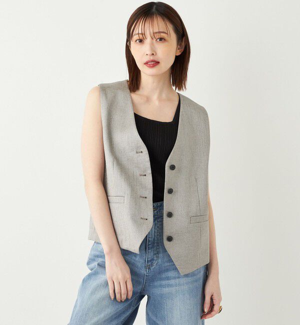 SHIPS Colors 「SHIPS Colors:〈洗濯機可能〉ベスト◇」|ベスト・ジレ|