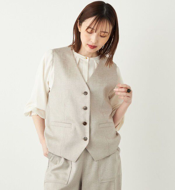 SHIPS Colors 「SHIPS Colors:〈洗濯機可能〉ベスト◇」|ベスト・ジレ|