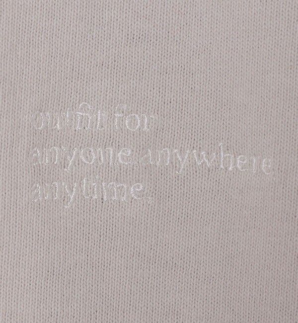 SHIPS any「SHIPS any: COTTON USA ワンポイント ロゴ ハーフジップ Tシャツ◇」|Tシャツ・カットソー|