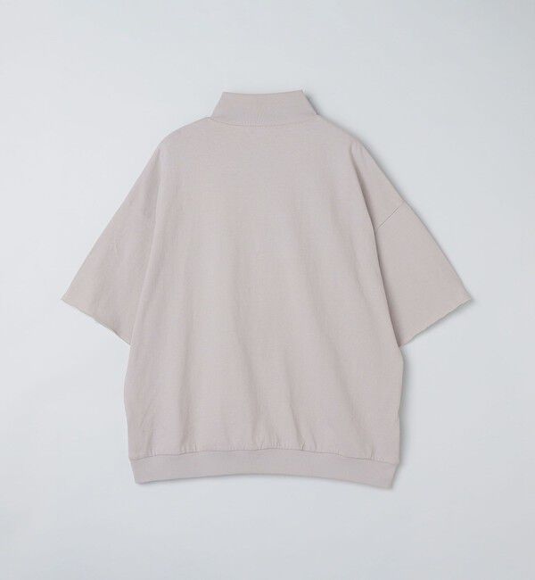 SHIPS any「SHIPS any: COTTON USA ワンポイント ロゴ ハーフジップ Tシャツ◇」|Tシャツ・カットソー|