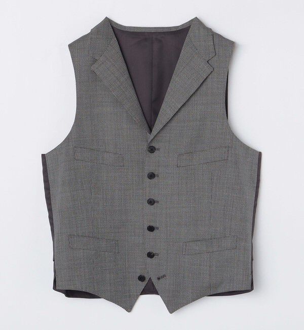 SHIPS「SHIPS: ラグジュアリー ドーメル バーズアイ ベスト」|ベスト・ジレ|
