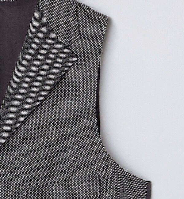 SHIPS「SHIPS: ラグジュアリー ドーメル バーズアイ ベスト」|ベスト・ジレ|