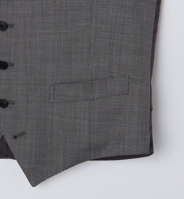 SHIPS「SHIPS: ラグジュアリー ドーメル バーズアイ ベスト」|ベスト・ジレ|