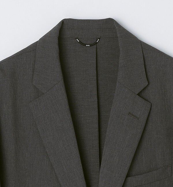 SHIPS「SHIPS:〈手洗い可能/セットアップ対応〉RIRANCHA(R) 2ボタン ジャケット」|テーラードジャケット|