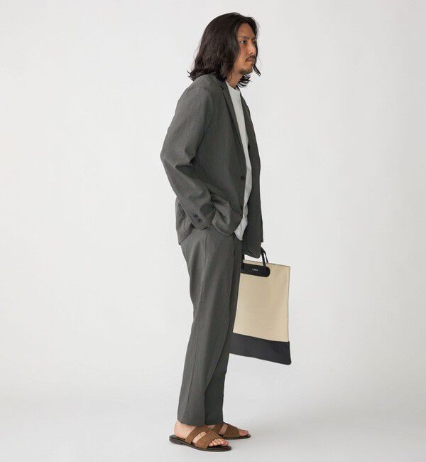 SHIPS「SHIPS:〈手洗い可能/セットアップ対応〉RIRANCHA(R) 2ボタン ジャケット」|テーラードジャケット|