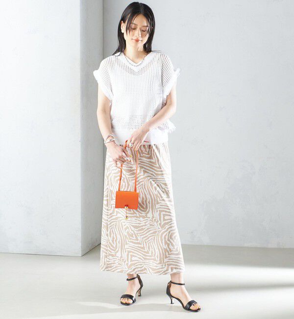 SHIPS for women「〈手洗い可能〉メッシュ 編み 前後 ２WAY ニット ベスト ◇」|ベスト・ジレ|